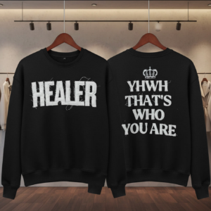 HEALER BLACK SWEATSHIRT